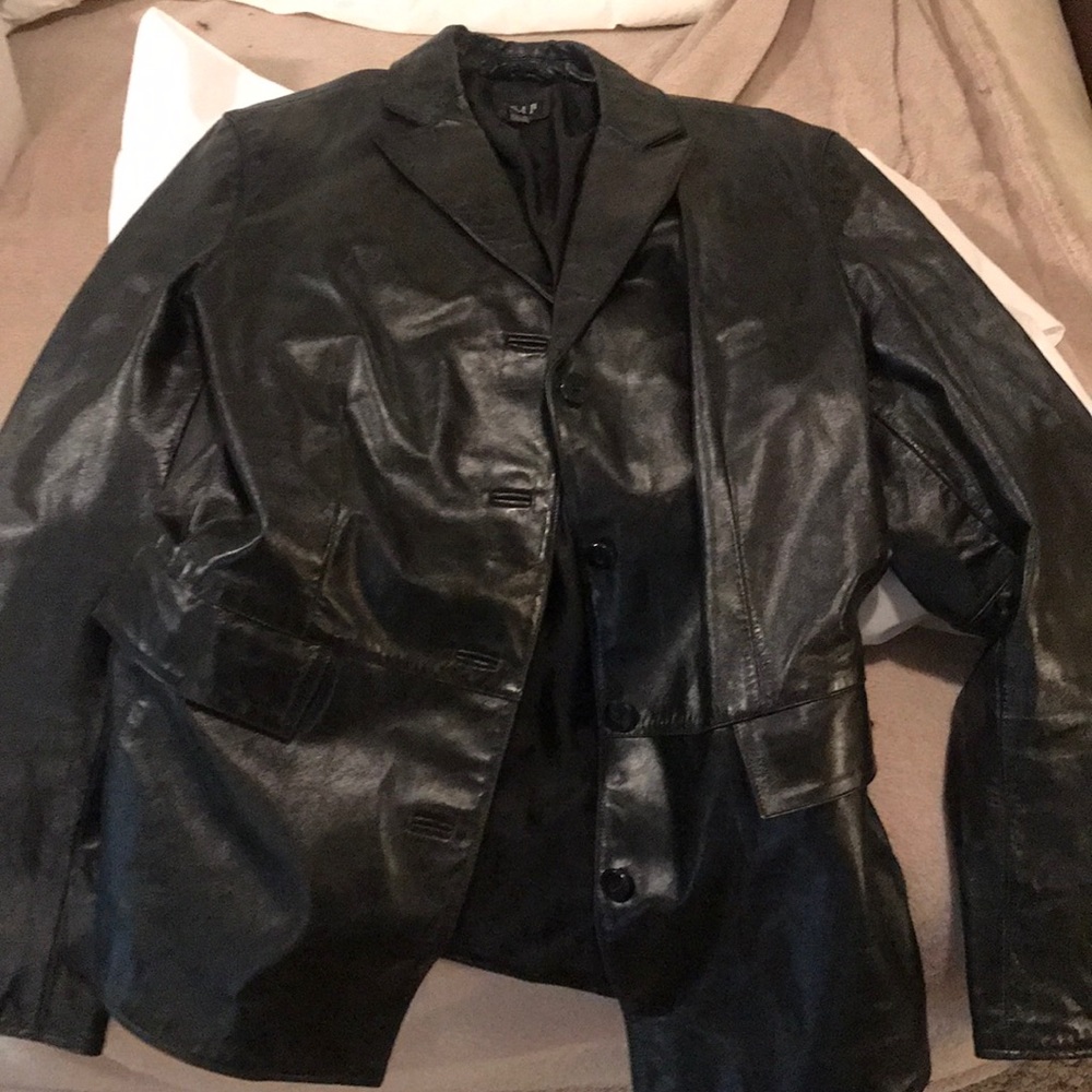 Gap leather jacket - Picture 2 of 2